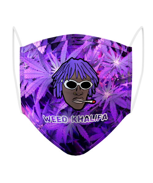 Masque Logo Weed Khalifa Purple