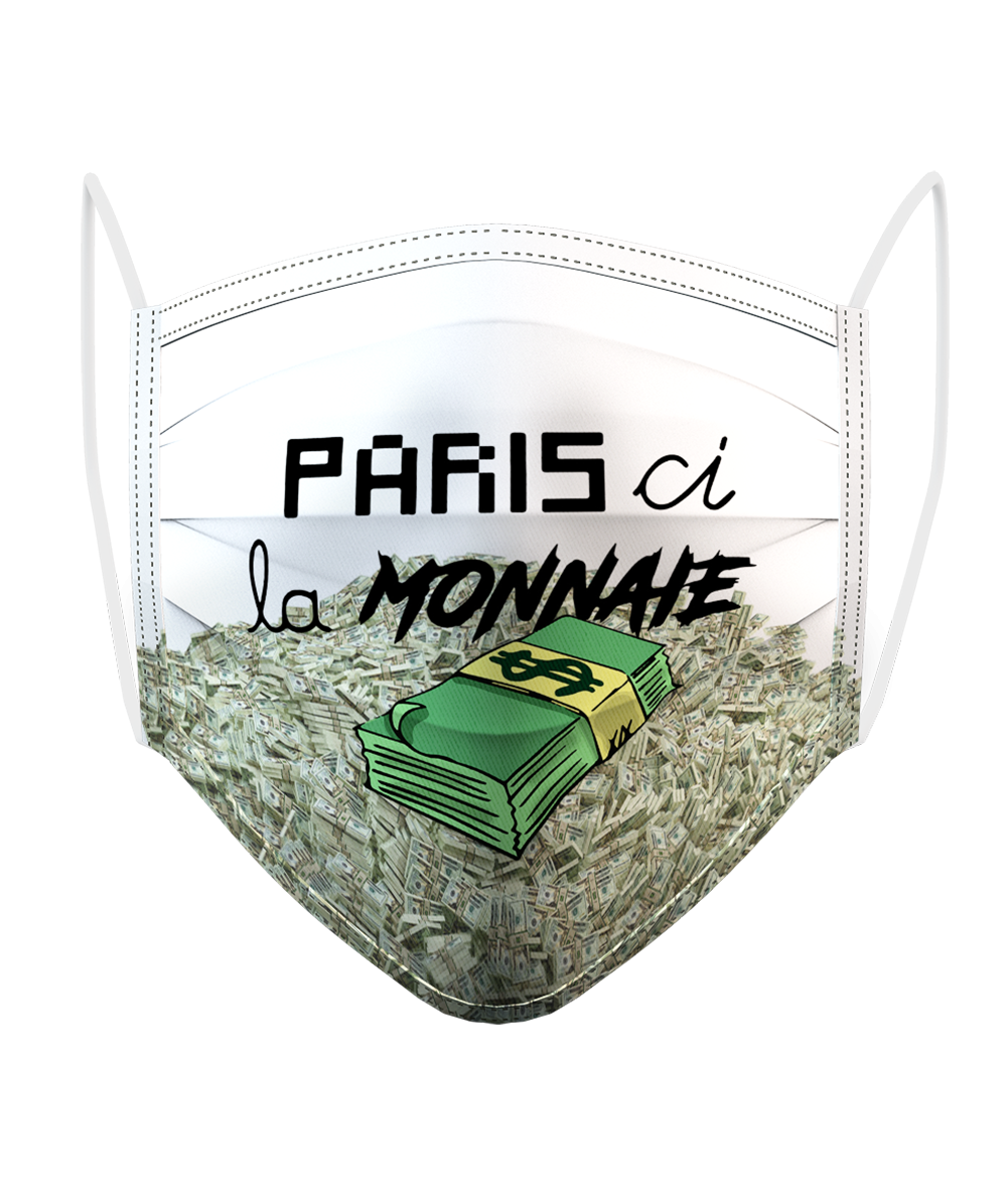 Masque Logo Paris Ci la Monnaie